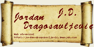 Jordan Dragosavljević vizit kartica